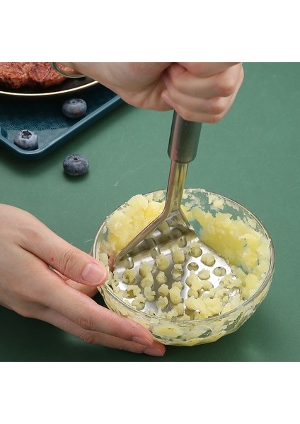 Yc3-D Gümüş Patates Kırıcı Paslanmaz Çelik Preslenmiş Patates Ezici Ricer Püre Suyu Makinesi Patates Itici Pürüzsüz Püresi Meyve Araçları Mutfak (Yurt Dışından) indirimleri