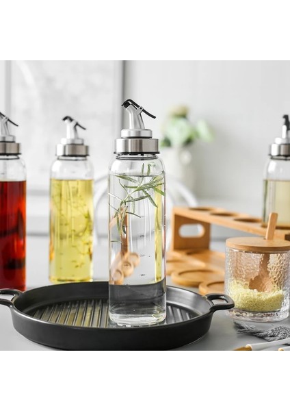 500ML Mutfak Zeytinyağı Dispenseri Yemeklik Yağ Püskürtücü Cam Sirke Şişesi 6oz 10OZ 17OZ Zeytin Şişesi Sirke Dispenseri Yağ Kabı (Yurt Dışından) modelleri