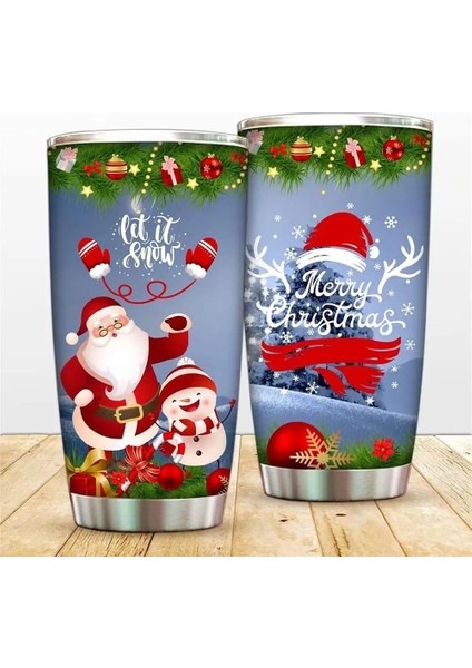 Stil 8 Noel Paslanmaz Çelik Bardak 20 Oz Kupalar Seyahat Noel Fincan Hediyeler Kadın Erkek Çocuk Için Tatil Doğum Günü Partisi Noel (Yurt Dışından) fırsatları