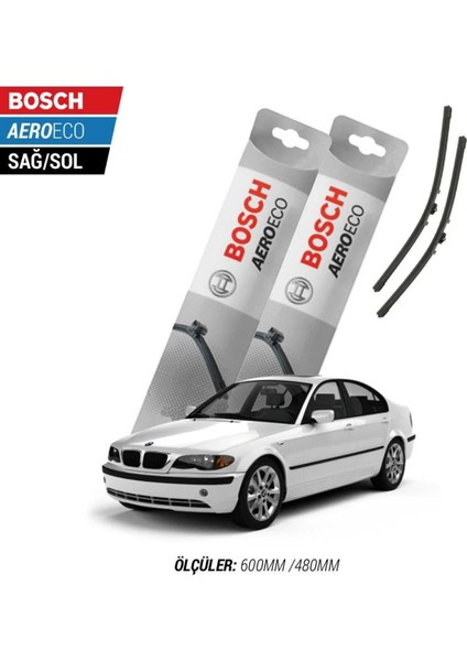 Bmw 3 Serisi E46 2001 Model Bosch Aeroeco Muz Silecek Takımı
