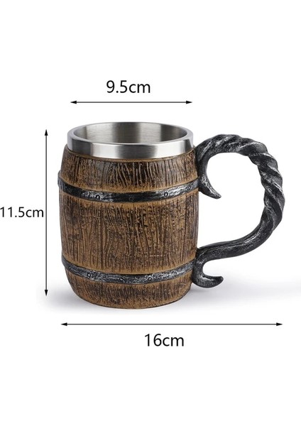 L 500-600ML 3D Kafatası Yaratıcı Çay Kupa Bardak Çift Yalıtım Içme Bardağı Pub Bar Dekorasyon (Yurt Dışından)