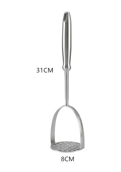 Stil 6 Ev Manuel Paslanmaz Çelik Patates Ezici Preslenmiş Kabak Ricer Pürüzsüz Püresi Kırıcı Meyve Sebze Alet Mutfak Aksesuarı (Yurt Dışından)