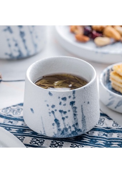 D 200ML Kınglang 200ML Seramik Çay Bardağı Ev Içme Bardağı Yaratıcı Ofis Çay Seti Fincan Restoran Rahat Fincan (Yurt Dışından)