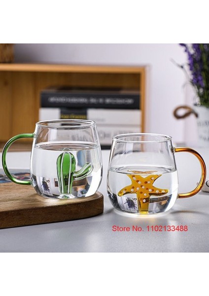 Yunus Fincan 350 ml Italya Ichendorf Tasarım Kawaii Cam 3D Hayvan Fincan Hediye Züccaciye Sevimli Cam Su Balina Tavşan Fincan Kahve Süt Cam Kupa Çocuk Fincan (Yurt Dışından)
