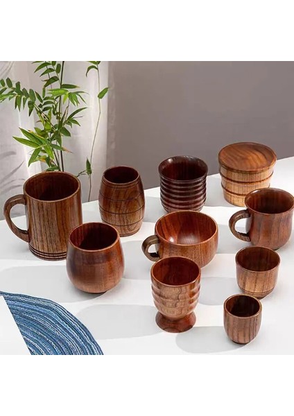 Küçük Göbek Fincan 50-200 ml El Yapımı Doğal Ahşap Büyük Göbek Bardak Japonya Tarzı Süt Su Kulplu Bardak Kahve Bira Çay Kupa Mutfak Bar Drinkware Kupalar (Yurt Dışından) indirimleri