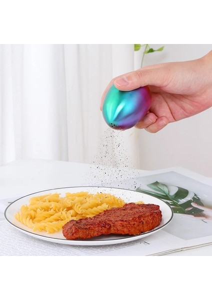 Gökkuşağı No. 0 Altın Yumurta Şekli Baharat Kavanoz Seti Paslanmaz Çelik Baharat Tenekeleri Baharat Saklama Kabı Mutfak Baharat Spreyleri Araçları Biber Çalkalayıcılar (Yurt Dışından) indirimleri