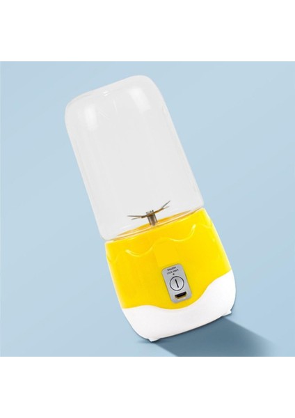 Sarı Işık Elektrikli Meyve Sıkacağı Çok Fonksiyonlu Meyve Sıkacağı USB Şarj Edilebilir Meyve Suyu Makinesi Küçük Ev Meyve Karıştırıcılar 400 ml Taşınabilir (Yurt Dışından) indirimleri