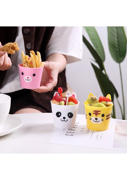 Xm Karikatür Aperatif Çip Konteyner Rastgele Renk Sevimli Hayvan Meyve Tabağı Bardak Aperatif Tatlılar Için Uygun (Yurt Dışından) modelleri