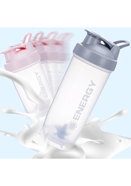 Pembe 500 ml 500 ml Taşınabilir Protein Tozu Çalkalayıcı Şişe Sızdırmaz Su Şişesi Spor Salonu Fitness Eğitimi Için Spor Çalkalayıcı Karıştırma Bardak (Yurt Dışından) fırsatları