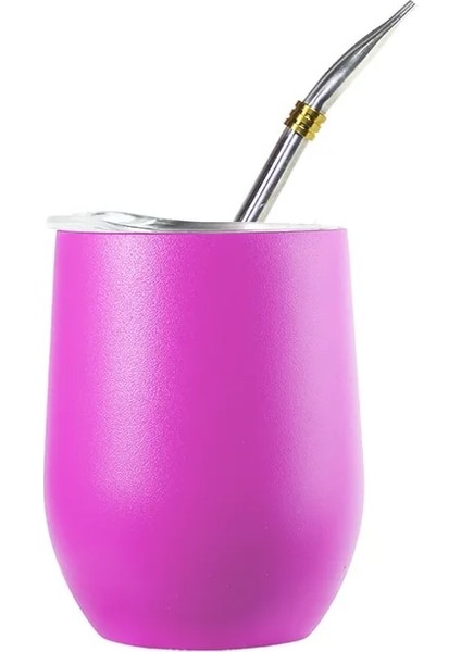Tabloya Bakınız D 301-400ML Bardak Isıya Dayanıklı Taşınabilir Yerba Mate Çay Kupa Çift Duvar 304 Paslanmaz Çelik Kola Kupalar Kapaklı Kaşıklı Pipetli ve Kapaklı (Yurt Dışından)