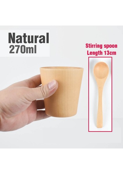 Naturalspoon Masif Ahşap Çay Bardağı Isıya Dayanıklı Kahve Kupa Doğal Koyu Ahşap Karıştırma Kaşığı ile Ev Kullanımı Için Taşınabilir Seyahat Açık Hava Hediyeler (Yurt Dışından) fiyatları