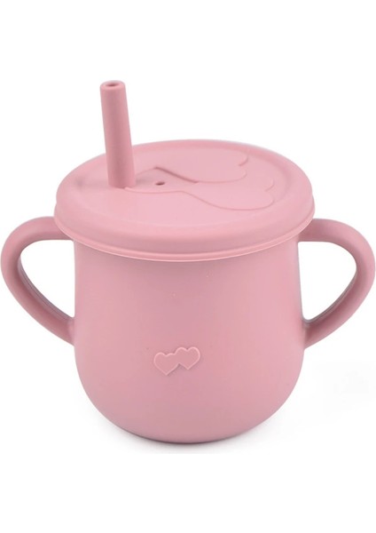 Y14 Bebek Eğitim Fincan Gıda Sınıfı Silikon Damlatmaz Bardaklar Sızdırmaz Içme Samanı Bardak Besleme Drinkware Toksik Olmayan Bardak Sofra (Yurt Dışından) fırsatları