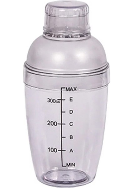 8X18 cm Shaker Kokteyl Mikser Bar Içecek Barmen Çay Bardağı Şişe Martini Plastik El Aletleri Margarita Seti Aracı Temizle Kokteyl Karıştırma Bardak (Yurt Dışından)