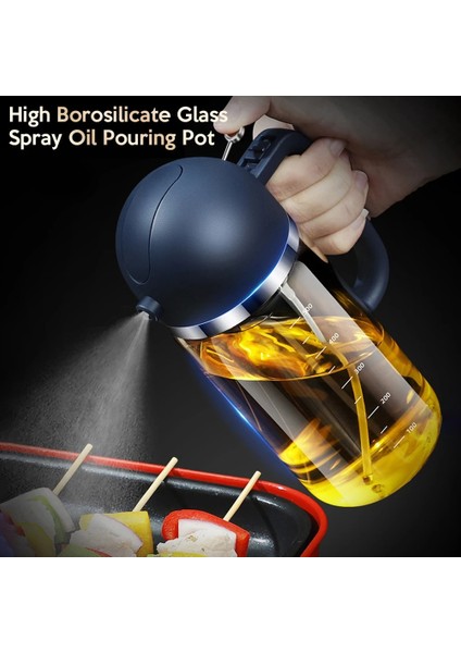 Sarı 2 In 1 Zeytinyağı Sprey Şişesi 500 ml Gush Dökün Çift Amaçlı Barbekü Sprey Sprey Yağ Yağlayıcı Eşit Mutfak Izgara Sprey Baharat Şişesi (Yurt Dışından) fiyatları