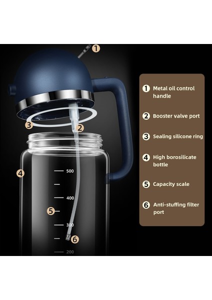 Sarı 2 In 1 Zeytinyağı Sprey Şişesi 500 ml Gush Dökün Çift Amaçlı Barbekü Sprey Sprey Yağ Yağlayıcı Eşit Mutfak Izgara Sprey Baharat Şişesi (Yurt Dışından) fırsatları