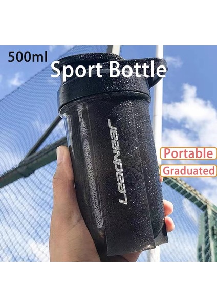 Gri ve Turuncu 401-500ML Sallama Kupası Spor Karıştırma Yemeği Yedek Milk Shake Kupası Spor Su Bardağı Karıştırma Globulin Tozu ile Taşınabilir Mezun Bardak (Yurt Dışından) modelleri