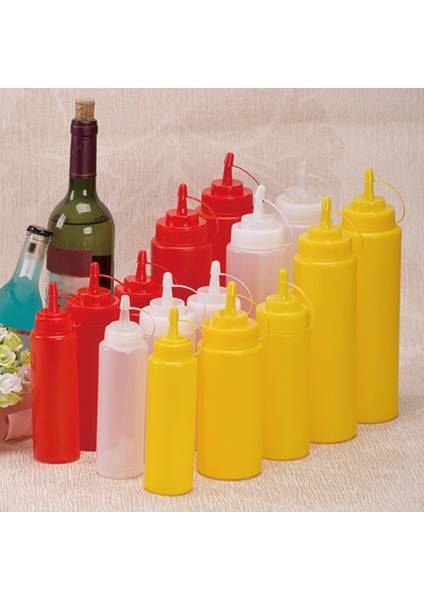 Sarı 32OZ 8/12/16/24/32OZ Mutfak Salata Sıkma Şişesi Çeşni Sos Sirke Ketçap Dağıtıcı Sıkma Şişeleri (Yurt Dışından) fiyatları