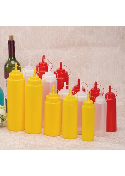 Sarı 32OZ 8/12/16/24/32OZ Mutfak Salata Sıkma Şişesi Çeşni Sos Sirke Ketçap Dağıtıcı Sıkma Şişeleri (Yurt Dışından) modelleri