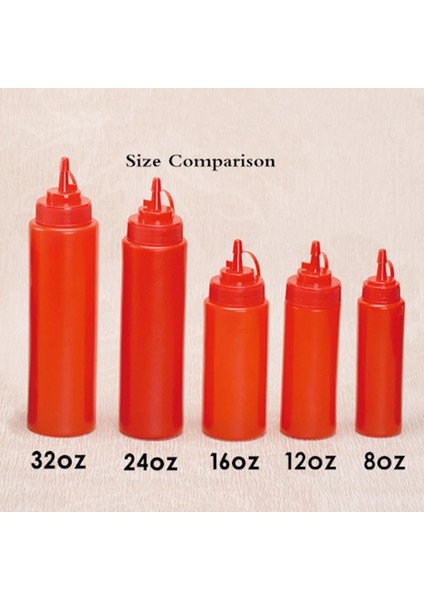 Sarı 32OZ 8/12/16/24/32OZ Mutfak Salata Sıkma Şişesi Çeşni Sos Sirke Ketçap Dağıtıcı Sıkma Şişeleri (Yurt Dışından) fırsatları