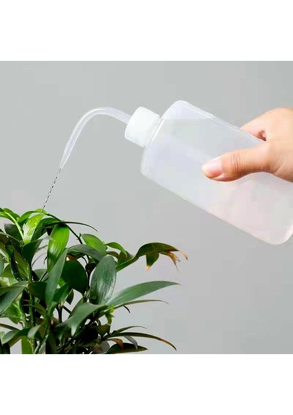 4 Adet 150/250/500/1000ML Sıkmak Uzun Kavisli Et Şeffaf Su Şişesi Sıvı Konteyner Sprey Çiçek Saksı Sulama Araçları (Yurt Dışından)