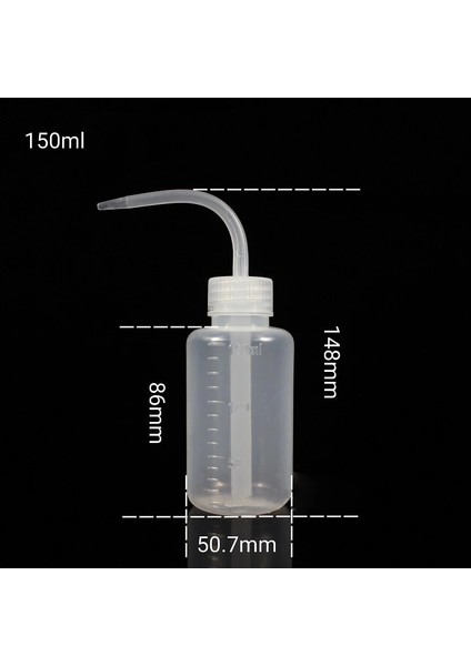 4 Adet 150/250/500/1000ML Sıkmak Uzun Kavisli Et Şeffaf Su Şişesi Sıvı Konteyner Sprey Çiçek Saksı Sulama Araçları (Yurt Dışından)