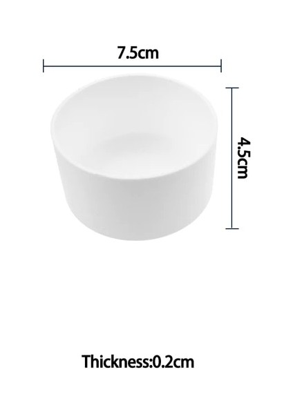 C Daha Iyi Bir Yaşam Için Şeffaf 1 Adet 7.5 cm Yumuşak Silikon Bardak Alt Kılıf Koruyucu Kovan Cam Su Çay Şişesi Anti Hasar Aksesuarları (Yurt Dışından)