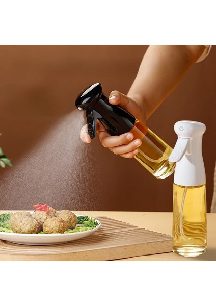 Siyah Atomize Yağ Spreyi Şişesi Mutfak Yağı Şişesi Pişirme Pişirme Aksesuarları Sirke Pres Tipi Barbekü Sprey Şişesi Pişirme Araçları (Yurt Dışından) modelleri