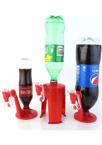 Kutusu ile Yeni 4 Adet Kemorela Yenilik Tasarrufu Soda Içecek Dağıtıcı Şişe Kola Baş Aşağı Içme Suyu Dağıtım Makinesi Anahtarı Parti Ev Bar Için (Yurt Dışından)