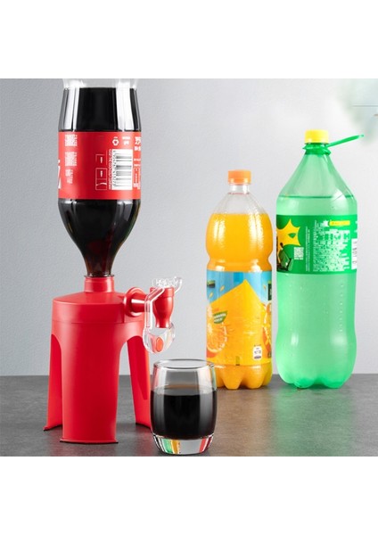 Kutusu ile Yeni 4 Adet Kemorela Yenilik Tasarrufu Soda Içecek Dağıtıcı Şişe Kola Baş Aşağı Içme Suyu Dağıtım Makinesi Anahtarı Parti Ev Bar Için (Yurt Dışından)