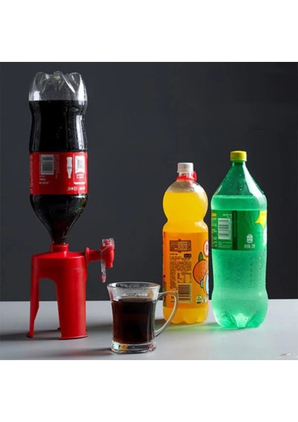 Kutusu ile Yeni 4 Adet Kemorela Yenilik Tasarrufu Soda Içecek Dağıtıcı Şişe Kola Baş Aşağı Içme Suyu Dağıtım Makinesi Anahtarı Parti Ev Bar Için (Yurt Dışından)