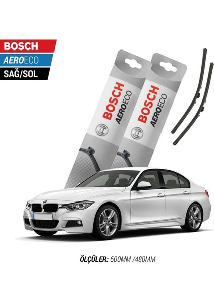 Bmw 3 Serisi F30 2012 Model Bosch Aeroeco Muz Silecek Takımı