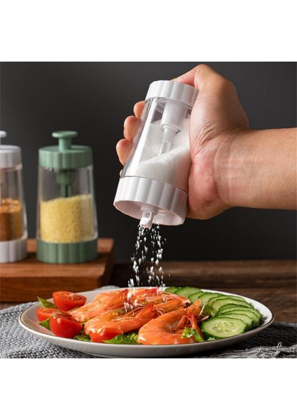 01 Baharat Kavanozu 0.5g Ölçümlü Tuzluk Itme Tipi Baharat Tuzluk Tuz Tankı Şeker Şişesi Baharat Biber Tuzluk Kavanoz Teneke Kutu Şişe (Yurt Dışından)