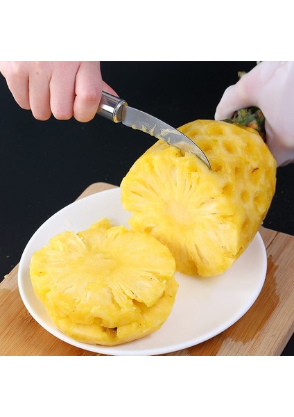 Pala Ipek Çorap Paslanmaz Çelik Soyucu Ananas Kesici Göz Çıkarma Klip Üçgen Meyve Göz Kazma ve Soyma Ev (Yurt Dışından) modelleri