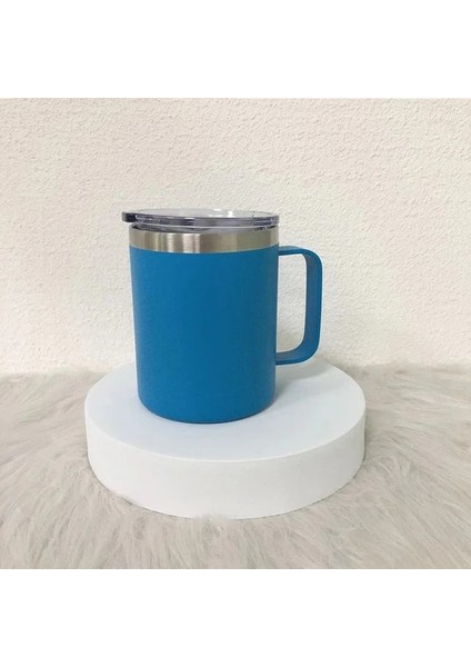 J 12 Oz Yaratıcı Kupa 12 Oz Kolu Fincan Çocuk Süt Bardak 304 Paslanmaz Çelik Tumbler Ofis Kahve Kupaları Noel Partisi Malzemeleri (Yurt Dışından)