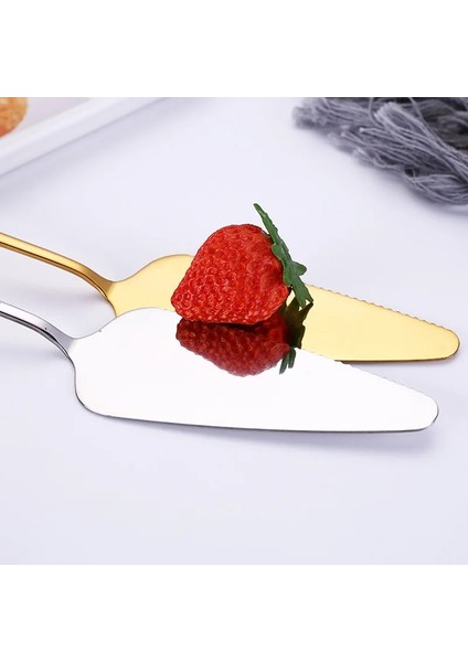 Stil 4 Renk Tırtıklı Paslanmaz Çelik Kek Kürek Kek Bıçağı Kesici Pizza Kek Spatula Peynir Bıçağı Üçgen Pizza Kürek Pişirme Aracı (Yurt Dışından) indirimleri