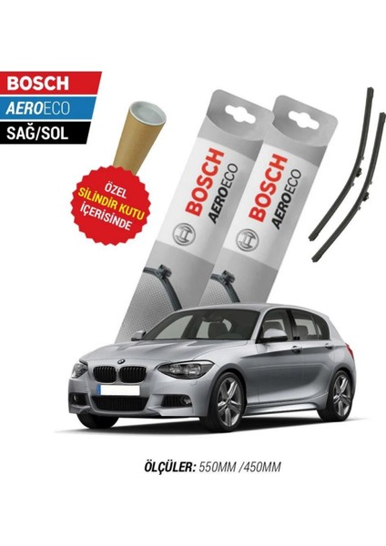 Bmw 1 Serisi F20-F21 2019 Model Bosch Aeroeco Muz Silecek Takımı