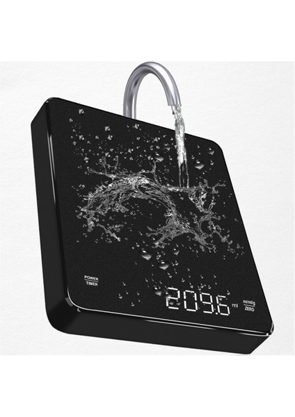 USB Ölçeği Kahve Terazisi Zamanlama El Demleme Kahve Elektronik Tartı Ev Mutfak Terazisi 3kg/0.1g Hassas Cep Ölçeği Siyah Ayna (Yurt Dışından) modelleri