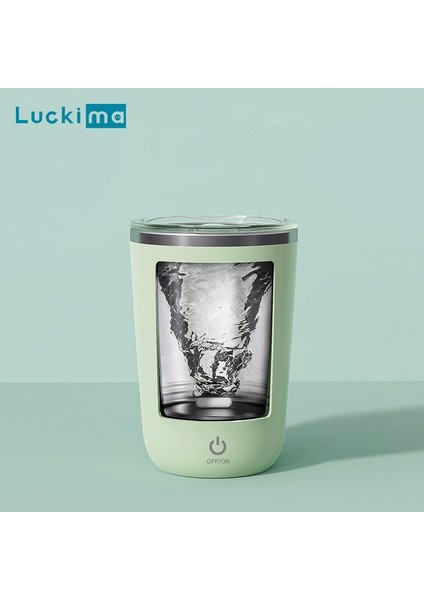 Pembe 350 ml USB Şarj Edilebilir Otomatik Kendini Karıştıran Manyetik Kupa Paslanmaz Çelik Kahve Süt Karıştırma Fincan Blender Akıllı Mikser Su Şişesi (Yurt Dışından)