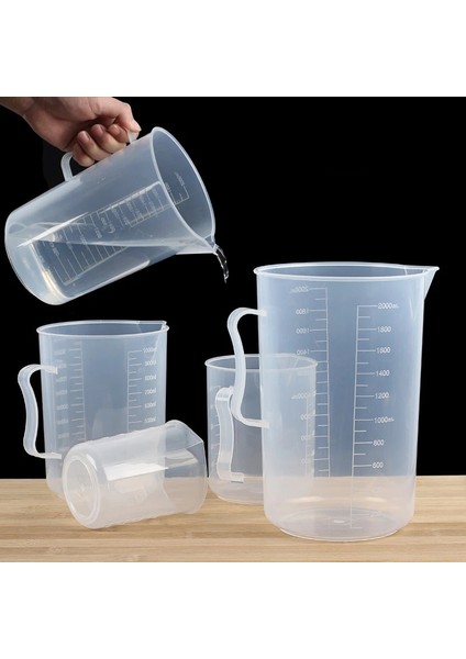 50ML 1 Adet 1 Adet Şeffaf Plastik Mezun Ölçüm Kabı Pişirme Kabı Sıvı Şeffaf Ölçü Sürahi Konteyner 30ML /50ML /500ML /1000ML (Yurt Dışından) modelleri