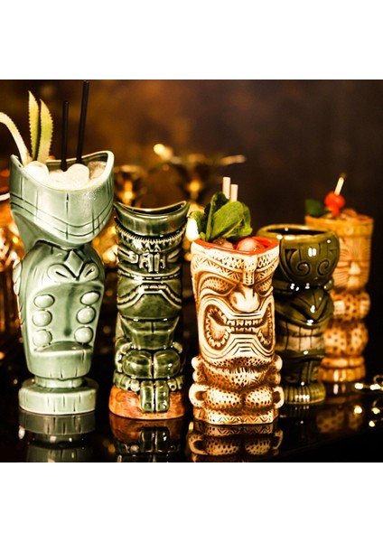 Tip 37 250-700 ml Seramik Hawaii Tiki Kupalar Yaratıcı Kokteyl Bardakları Bira Bardağı Martini Gözlük Içecek Kupaları Komik Fincan Kahve Fincanı Erkekler Için Hediye (Yurt Dışından) indirimleri