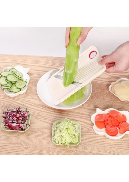 Manuel Sebze Dilimleyici Taşınabilir Salatalık Havuç Rende Parçalayıcı Mutfak Malzemeleri Çok Amaçlı Salata Mutfak Parçalayıcı Soyucu (Yurt Dışından) fiyatları