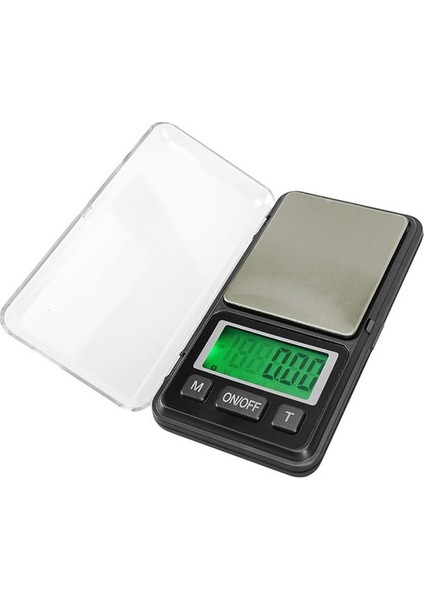 500G 0.1g Taşınabilir Mini Dijital Terazi Yüksek Doğruluk Mutfak LED Elektronik Denge Cep Gram LCD Ölçme Aracı Kahve Baharat (Yurt Dışından)