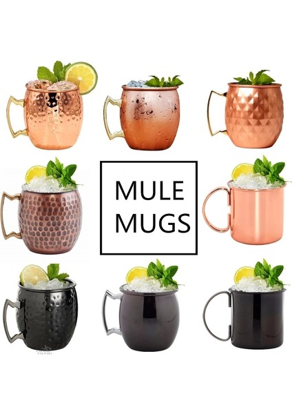 1 Adet Bakır D 60-900ML 1 Adet 550ML Moskova Katır Bakır Kupalar Metal Kupa Bardak Paslanmaz Çelik Bira Şarap Kahve Fincanı Bar Aracı (Yurt Dışından)