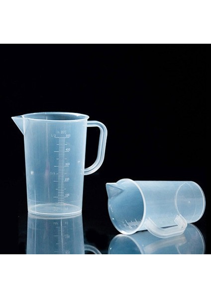 B-1000ML 250ML/500ML/1000ML Ölçüm Kabı Plastik Ucu Ağız Sürahi Dekantör Şişe Ağzı Şeffaf Saplı Pişirme Mutfak Test Malzemesi Laboratuvar Araçları (Yurt Dışından)