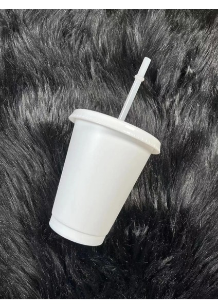 Şeffaf 401-500ML 473ML 480ML 500ML 16OZ Boş Düz Plastik Bardak Soğuk Bardak Soğuk Içecek Pipetli Bardak ve Kapaklı (Yurt Dışından)