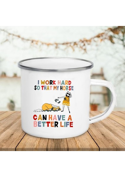 XH3346-A015WH-8 Gizlice Bir Kedi Olduğunu Gösteren 6 Işaret Baskı Kupalar Komik Yaratıcı Kahve Emaye Bardak Içecek Süt Kupa Kolu Drinkware Kedi Lover Hediye (Yurt Dışından)