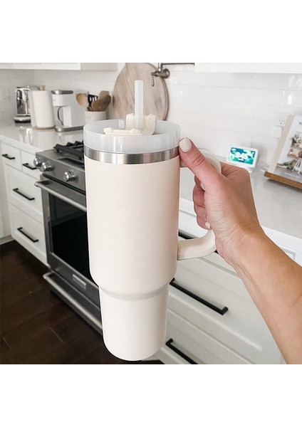 E 1200ML 1200ML Paslanmaz Çelik Kupa Kahve Fincanı Termal Seyahat Araba Oto Kupalar Termos 40 Oz Tumbler Saplı Saman Bardak Drinkware Yeni (Yurt Dışından) fiyatları