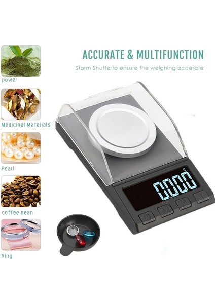 B 50G 0.001G 20G/50G/100G 0.001G Dijital Hassas Ölçek Takı Altın Ot Laboratuvar Ağırlığı Miligram Ölçeği Elektronik Denge Doğru Ölçek (Yurt Dışından) fiyatları