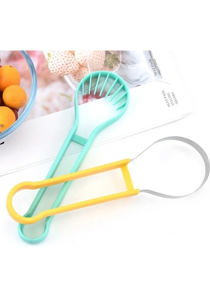 Paslanmaz Çelik Oyma Bıçağı Taşınabilir Meyve Kazma Aracı Üçü Bir Arada Ev Meyve Dilimleme Çok Fonksiyonlu Mutfak Aksesuarı (Yurt Dışından) indirimleri