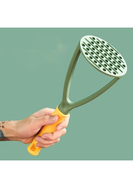 Sarı Uzun Saplı Basın Patates Ezici Sebze Ricer Patates Püresi Aracı Çocuk Meyve Çamur Baskı Manuel Preslenmiş Patates Kitchengadget (Yurt Dışından) modelleri